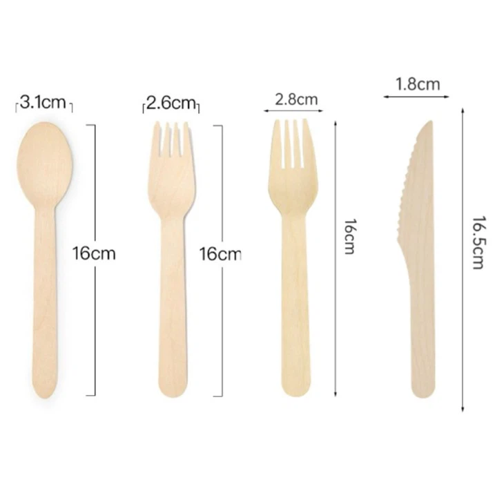disposable wooden knives forks and spoons